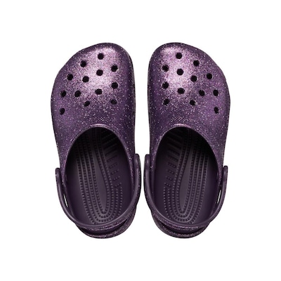 Sandália Crocs Unissex Classic Space Glitter Clog K - Foto 5