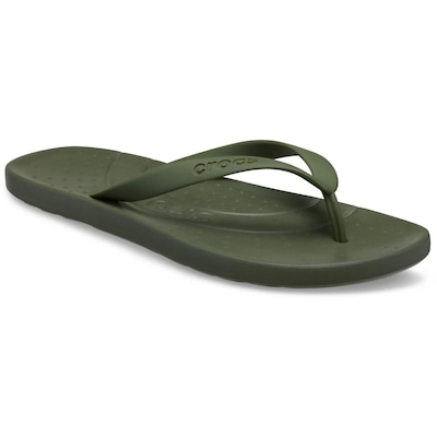 Chinelo Unissex Crocs Flip Army - Foto 2