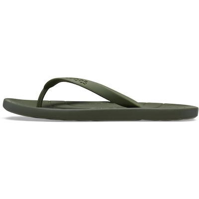 Chinelo Unissex Crocs Flip Army - Foto 3