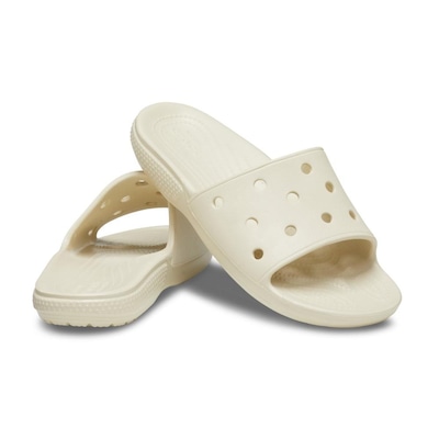 Chinelo Unissex Crocs Classic Slide Bone - Foto 4