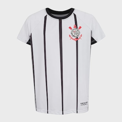 Camiseta Corinthians Coimbra Raglan Infantil - Foto 1