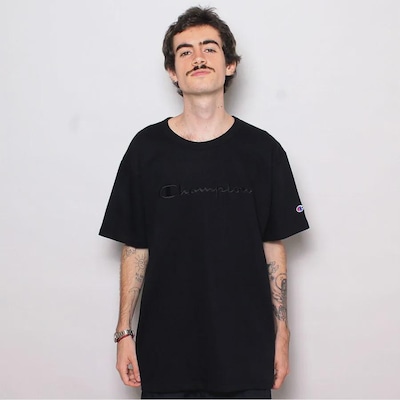 Camiseta Champion Logo Bordado Classic - Masculina - Foto 1