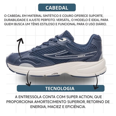 Tênis Fila Runner 2K + Meia Cano Curto - Masculino - Foto 3
