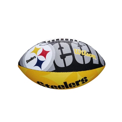 Bola Wilson Futebol Americano Nfl Team Logo Jr Pt - Unissex - Foto 1