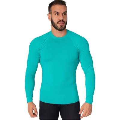 Blusa Térmica Proteção UV Poliamida Vekyo Frio Manga Longa Segunda Pele - Moda Fitness - Masculina - Foto 1