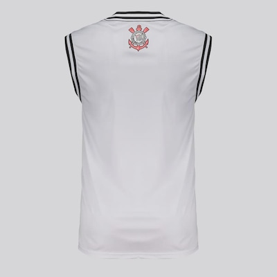 Regata Corinthians Basquete Logo Patch Masculina - Foto 3