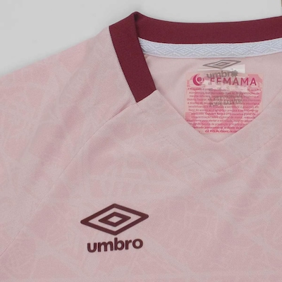 Camisa do Fluminense Outubro Rosa 2025 Umbro Infantil - Foto 4