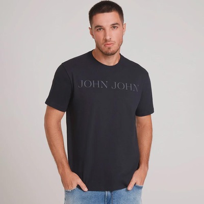 Camiseta John John Regular Glam Acqua In25 Masculino - Foto 1