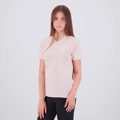 Camisa do Santos Outubro Rosa 25/26 Umbro Feminina - Foto 3