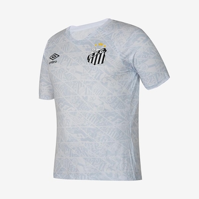 Camisa de Aquecimento do Santos 25/26 Umbro Masculina - Foto 2