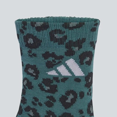Kit Meia adidas Leo Animal Print 3 Pares Unissex - Foto 2