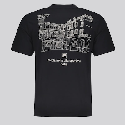 Camiseta Fila Comfort Biella Union Classics Mini Logo Masculina - Foto 3