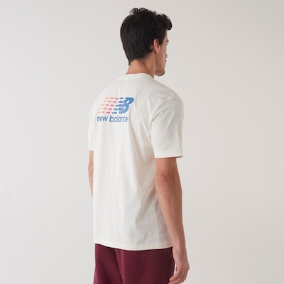 Camiseta New Balance Athletics Multi Color Masculina - Foto 2