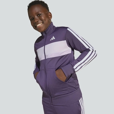Agasalho adidas Tiberio 3 Stripes Infantil - Foto 5