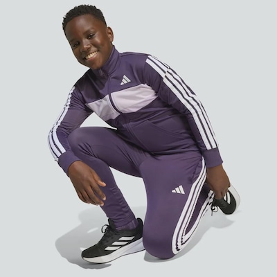 Agasalho adidas Tiberio 3 Stripes Infantil - Foto 6