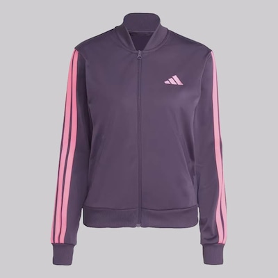 Agasalho adidas ESS 3 Stripes Feminino - Foto 6