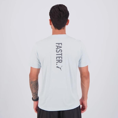 Camiseta Puma Graphics Running Masculina - Foto 4