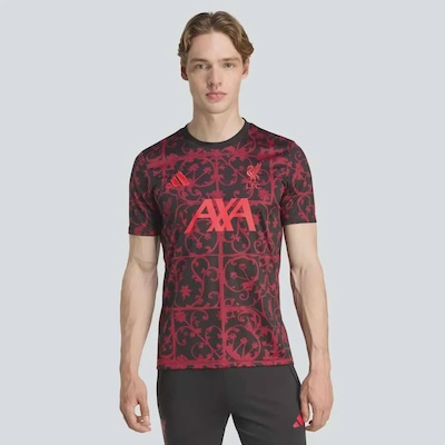 Camisa Liverpool Pré-Jogo 2026 9 Isak adidas Masculina - Foto 3