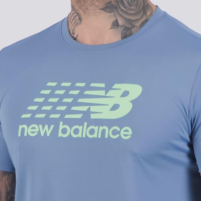 Camiseta New Balance Performance Masculina - Foto 5