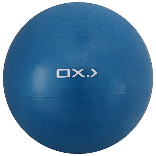 Bola de Pilates Suiça Oxer Gym Ball com Bomba de Ar - 75cm