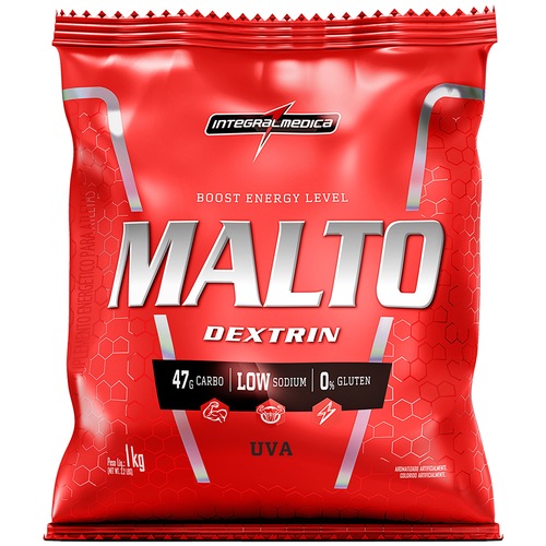 Maltodextrin Integralmédica - Uva - 1Kg Menor preço em Maltodextrin Integralmédica - Uva - 1Kg