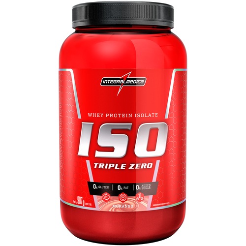 Menor preço em Whey Protein Integralmédica Morango ISO Premium - 907g