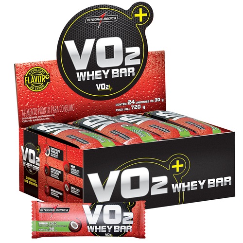 Barra de Proteína Integralmédica VO2 Protein Barra - 24 Unidades - Sabor Coco é ruim? Barra de Proteína Integralmédica VO2 Protein Barra - 24 Unidades - Sabor Coco é boa?
