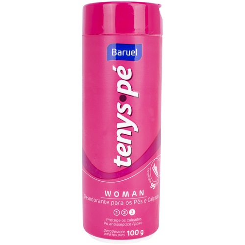 Desodorante para os Pés Tenys Pé Baruel Woman - Pó - 100g Menor preço em Desodorante para os Pés Tenys Pé Baruel Woman - Pó - 100g