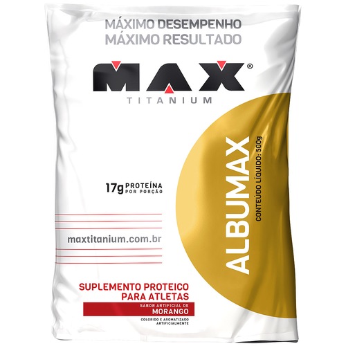 Albumax 500G - Morango - Max Titanium é boa?