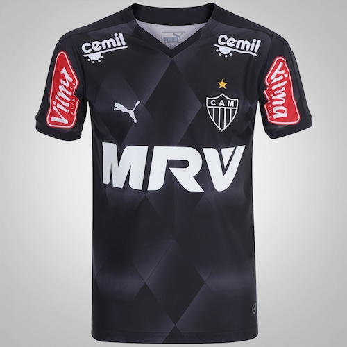 Camisa Dryworld Atlético Mineiro Treino 2016 Atleta Camisa Do Atletico Mineiro Iii 2015 S N Puma Centauro