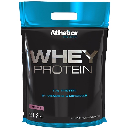 Whey Protein Atlhetica Pro Series - Morango - 1,8 Kg é boa?
