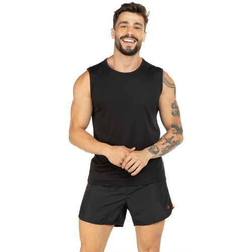 Camiseta Regata Oxer Basic Light - Masculina - PRETO