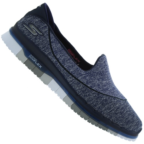 skechers go flex azul