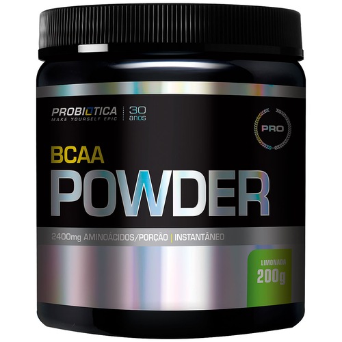 BCAA Probiótica Powder - Limonada - 200g Menor preço em BCAA Probiótica Powder - Limonada - 200g