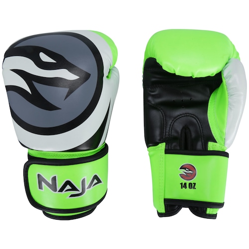 Menor preço em Luvas de Boxe Naja Colors Flúor - 14 OZ - Adulto