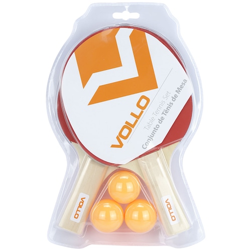 Kit Tênis de Mesa Vollo com 2 Raquete e 3 Bolinhas é boa?