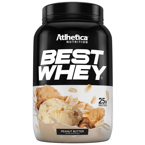 Blend Proteico Atlhetica Best Whey - Amendoim - 900g Menor preço em Blend Proteico Atlhetica Best Whey - Amendoim - 900g
