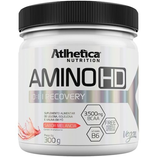 Amino HD 10:1:1 Recovery Atlhetica - Melancia - 300g Menor preço em Amino HD 10:1:1 Recovery Atlhetica - Melancia - 300g