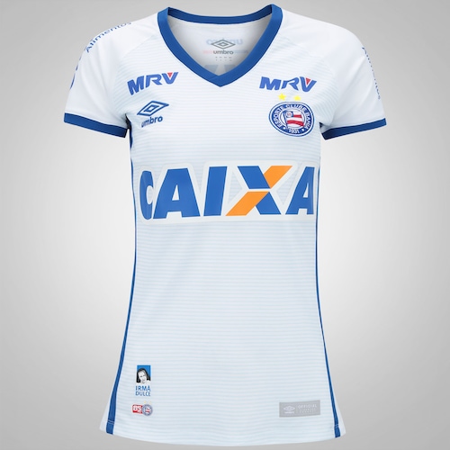 Camisa do Bahia I 2016 nº 10 Umbro - Feminina Menor preço em Camisa do Bahia I 2016 nº 10 Umbro - Feminina