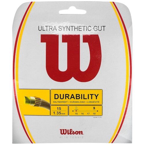 Corda para Raquete de Tênis Wilson Ultra Synthetic Gut - 11,7m é boa?