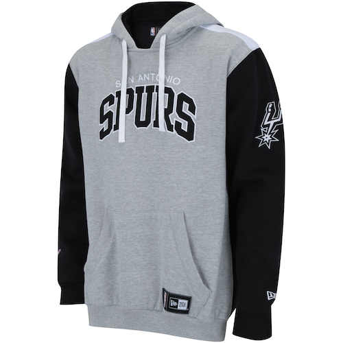 spurs zip up moletom com capuz