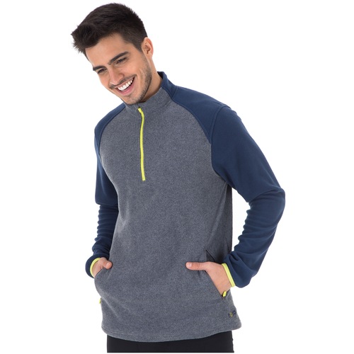 Blusa de Frio Fleece Nord Outdoor Bicolor - Masculina - Video 1