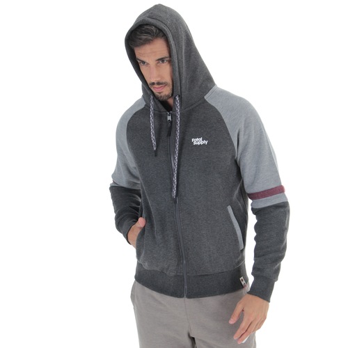 thermal zip moletom com capuz