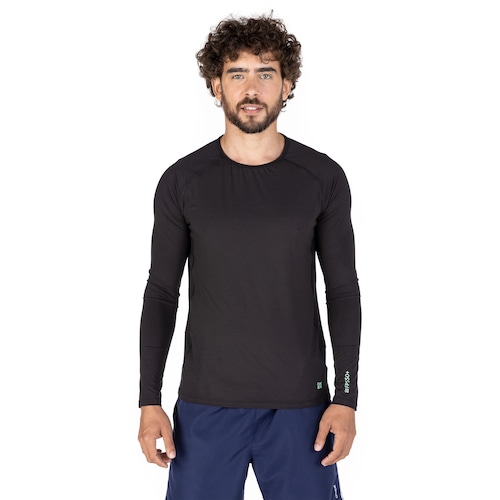 Camiseta Manga Longa com Proteção Solar UV 50+ Oxer New - Masculina - Video 1