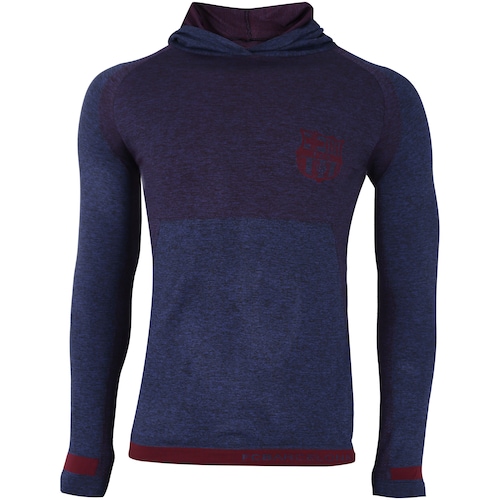 Camiseta Manga Longa Barcelona com Capuz Seamless - Masculina é boa?