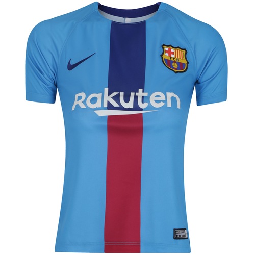 Menor preço em Camisa de Treino Barcelona 19/20 Nike - Infantil