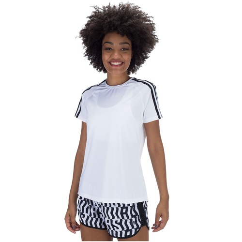 Camiseta adidas D2M 3S - Feminina - Video 1