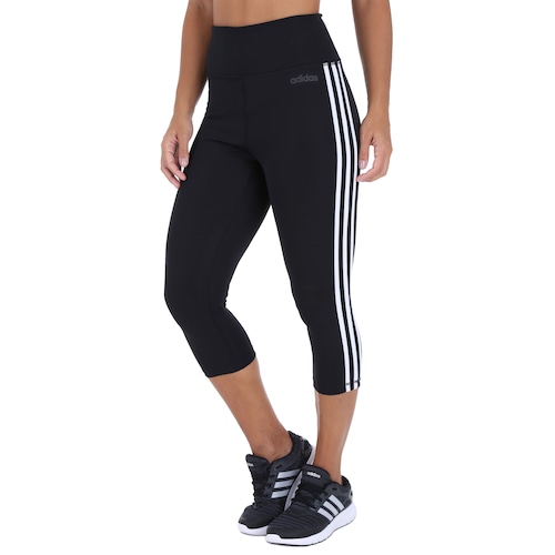 Calça Capri adidas D2M 3 Stripes Tight - Feminina é boa?