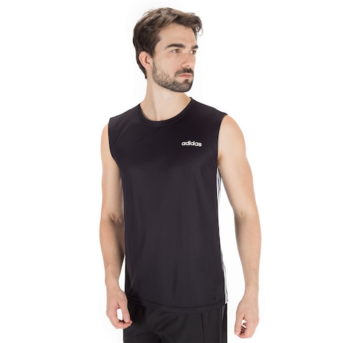 regata adidas d2m 3 stripes masculina