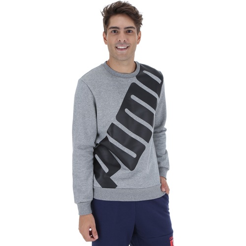 Blusão de Moletom Puma Big Logo Crew - Masculino - Video 1